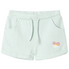 Kids shorts with drawstring 128 mixed light mint