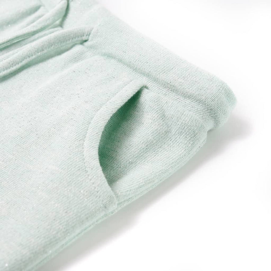 Kindershorts met trekkoord 128 gemengd lichtmintkleurig Mintgroen 128
