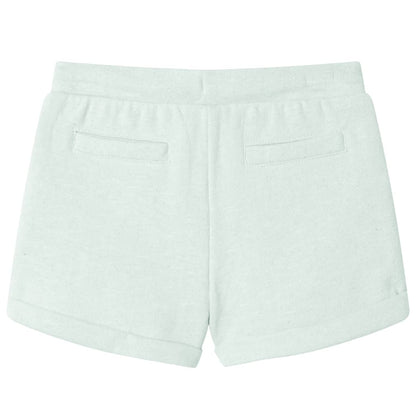 Kindershorts met trekkoord 140 gemengd lichtmintkleurig Mintgroen