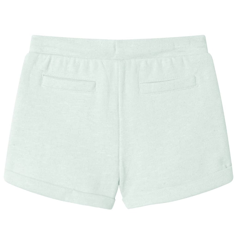 Kindershorts met trekkoord 140 gemengd lichtmintkleurig Mintgroen