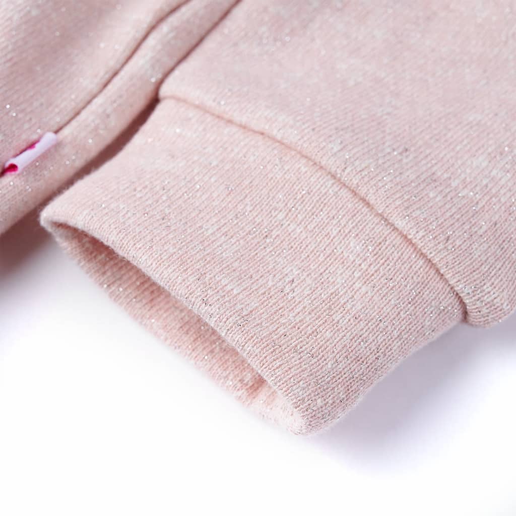 Kindervest met capuchon en rits 104 gemengd lichtroze Roze 104