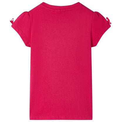 Kindershirt 104 felroze Felroze 104