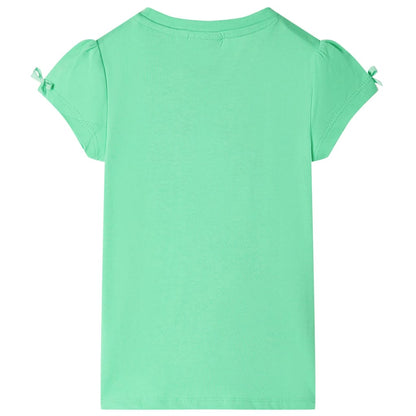 Kindershirt 104 lichtgroen Groen