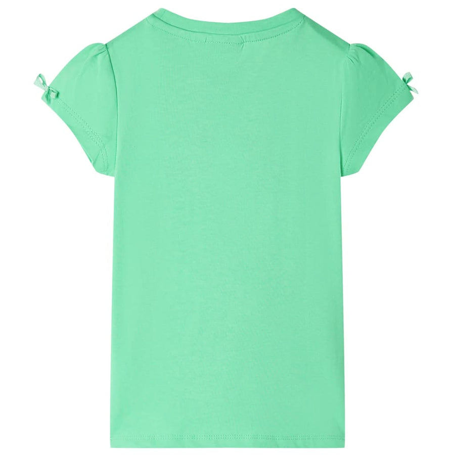 Kindershirt 104 lichtgroen Groen