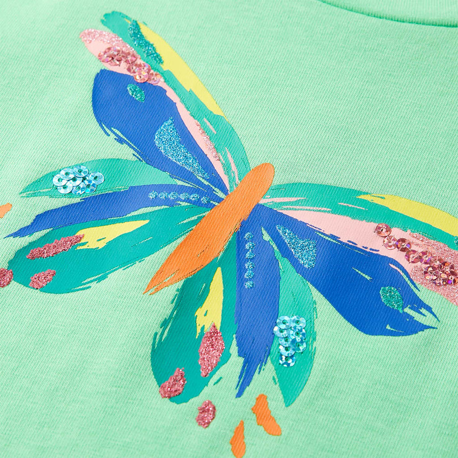 Kindershirt 104 lichtgroen Groen