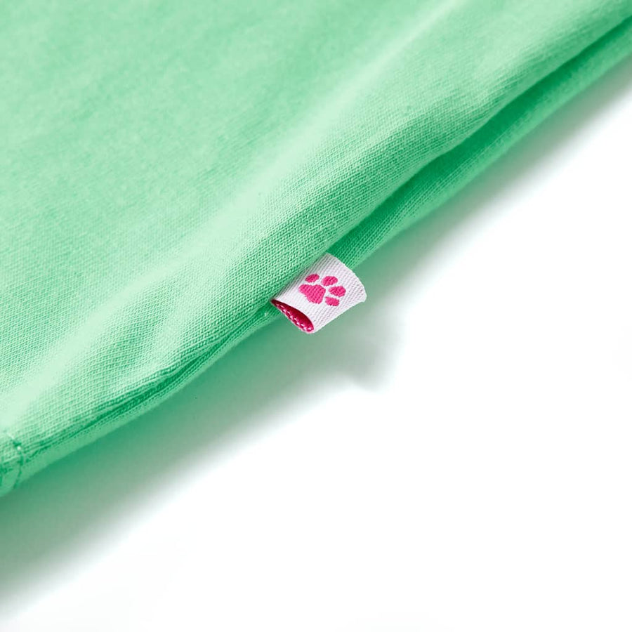 Kindershirt 104 lichtgroen Groen