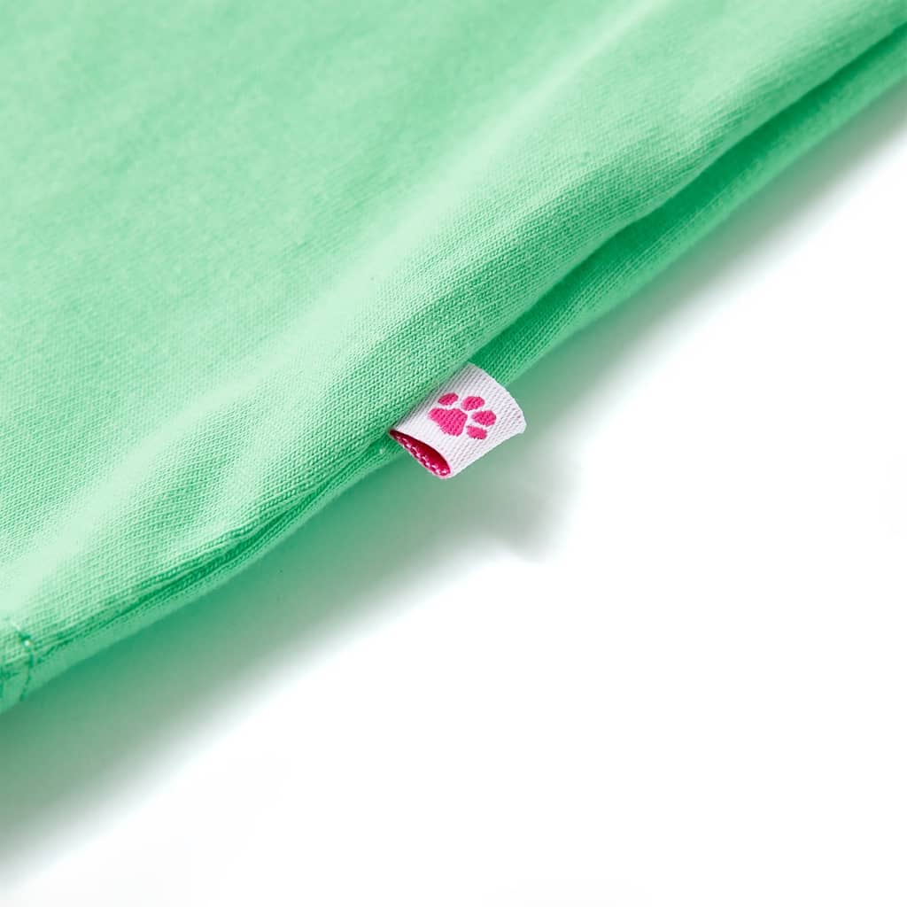 Kindershirt 116 lichtgroen Groen