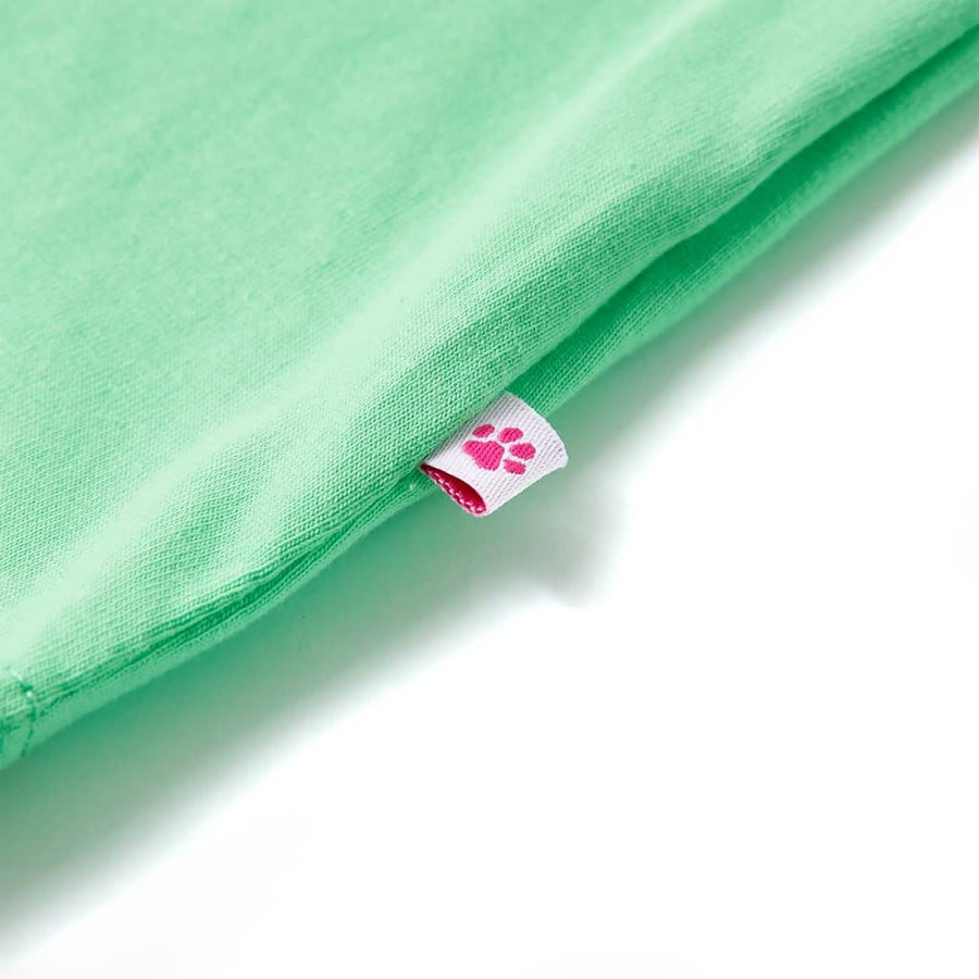 Kindershirt 116 lichtgroen Groen