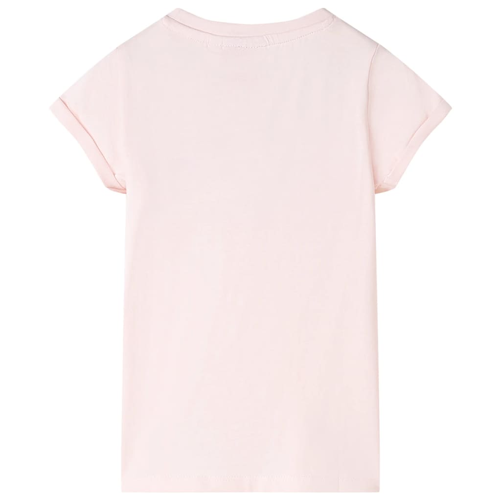 Kindershirt 92 zachtroze Roze 92