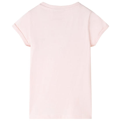 Kindershirt 140 zachtroze Roze
