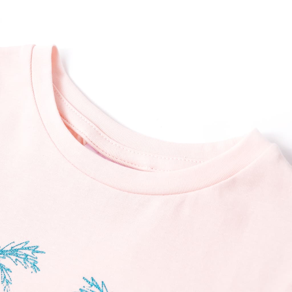 Kindershirt 140 zachtroze Roze