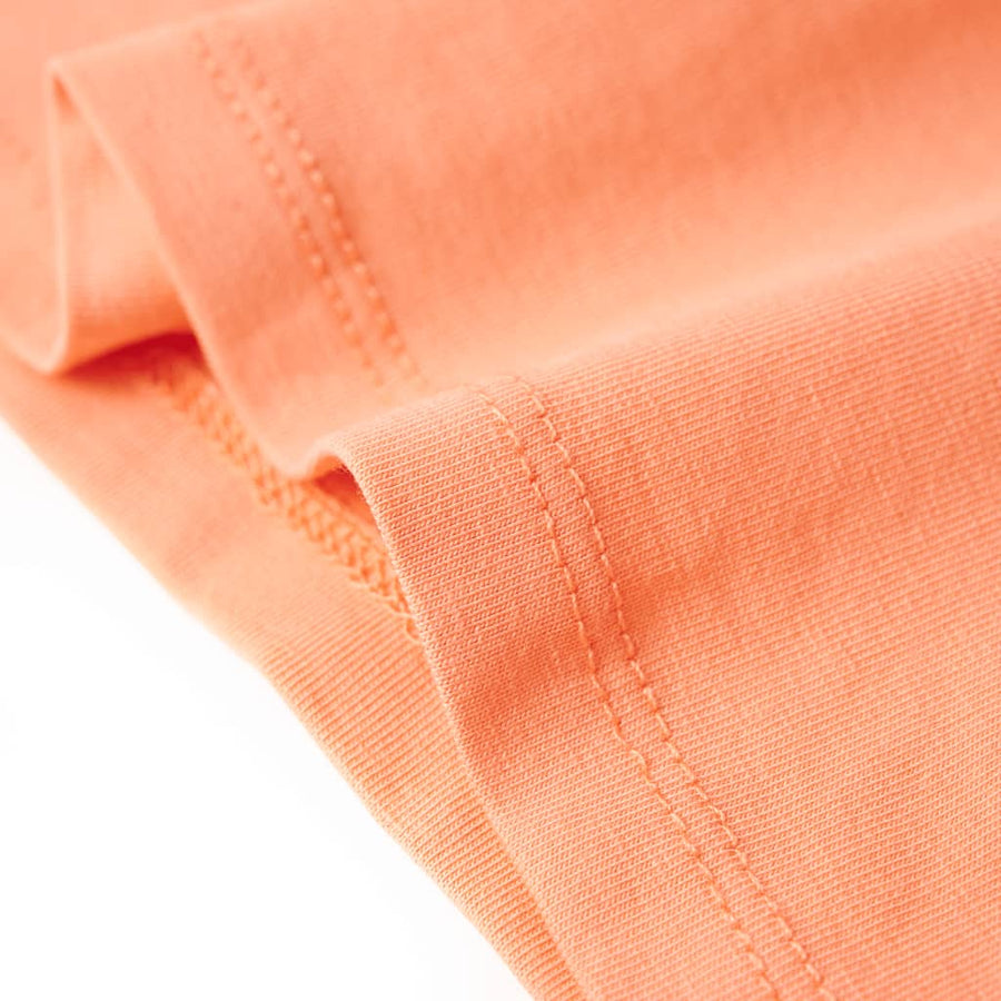 Kindershirt 128 perzikkleurig Perzik 128