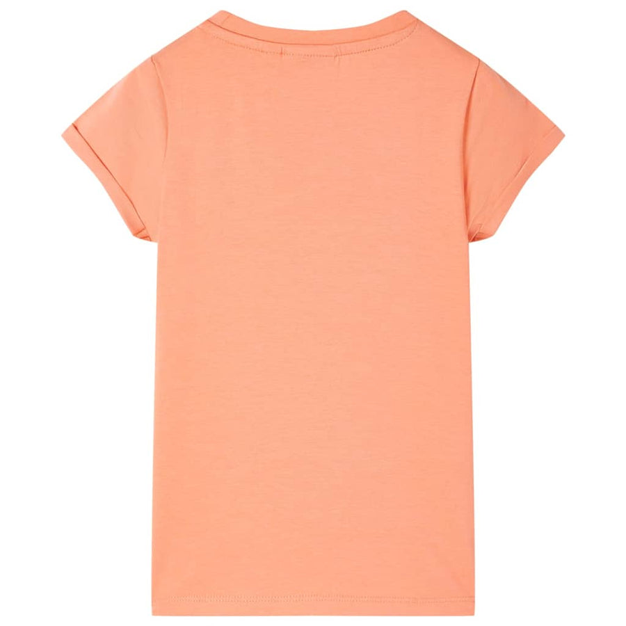 Kindershirt 140 perzikkleurig Perzik