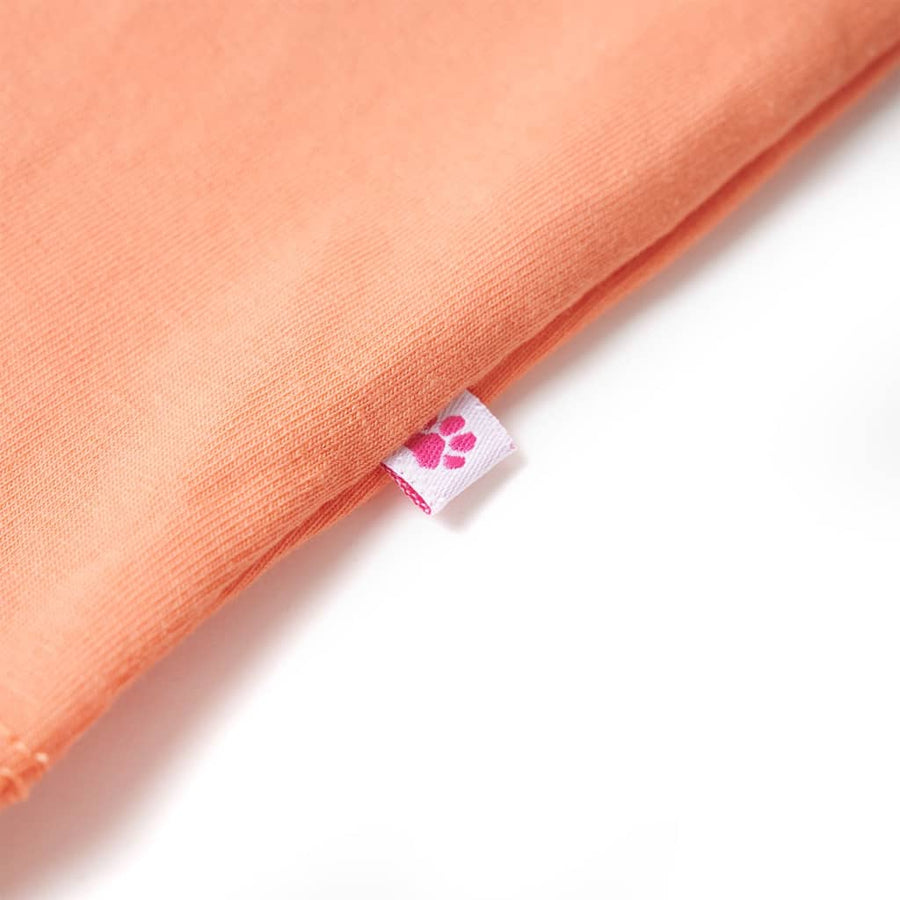 Kindershirt 140 perzikkleurig Perzik