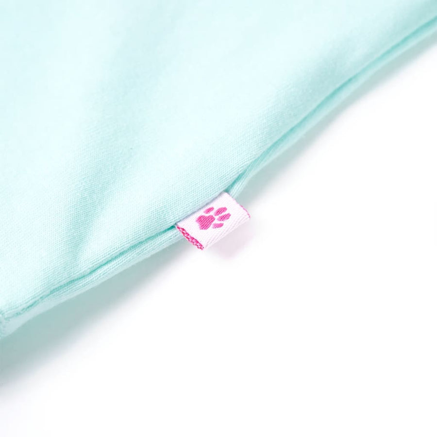 Kindershirt 128 lichtzeeblauw Aqua 128