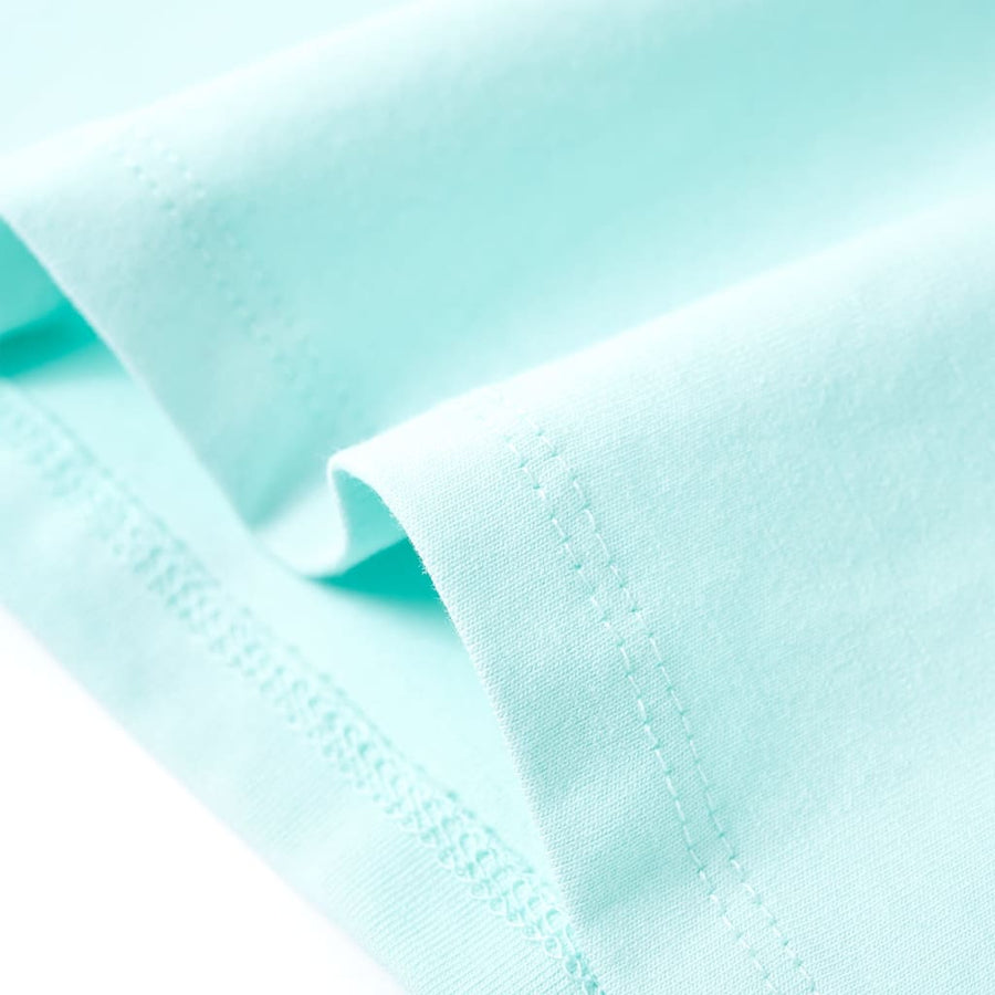Kindershirt 128 lichtzeeblauw Aqua 128