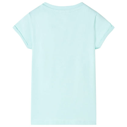 Kindershirt 140 lichtzeeblauw Aqua 140