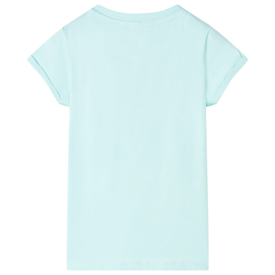 Kindershirt 140 lichtzeeblauw Aqua 140