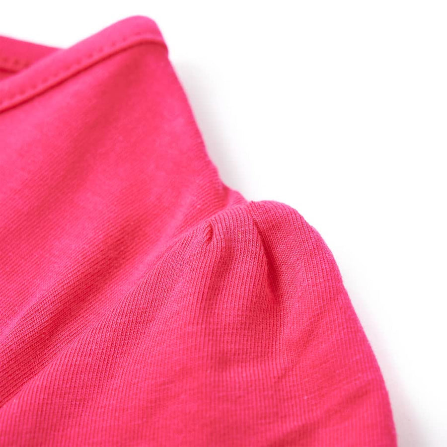 Kindershirt 128 felroze Roze