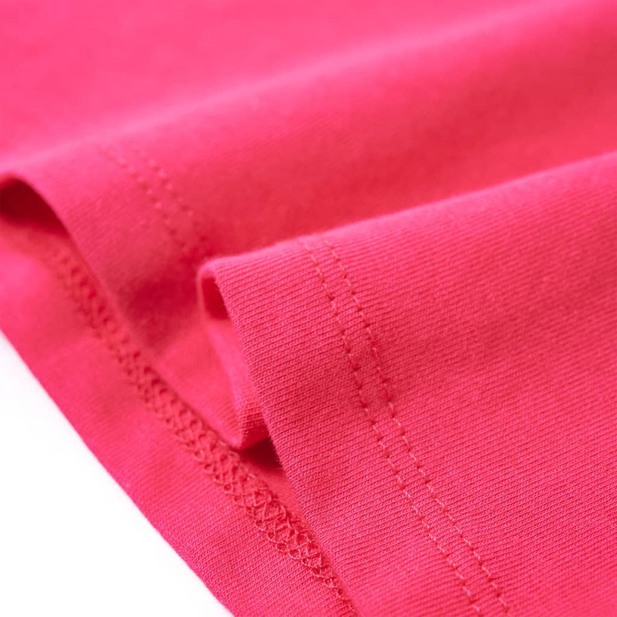 Kindershirt 128 felroze Roze