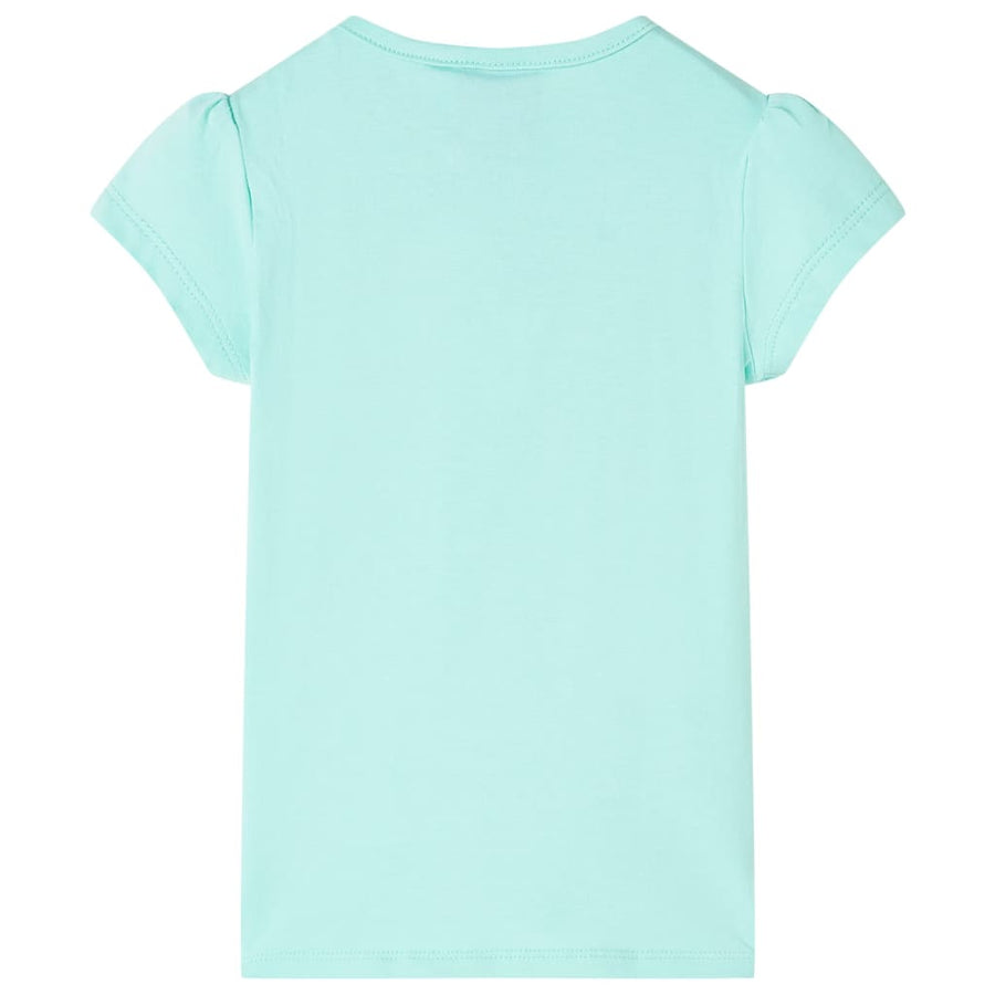 Kindershirt 128 lichtmint Mintgroen