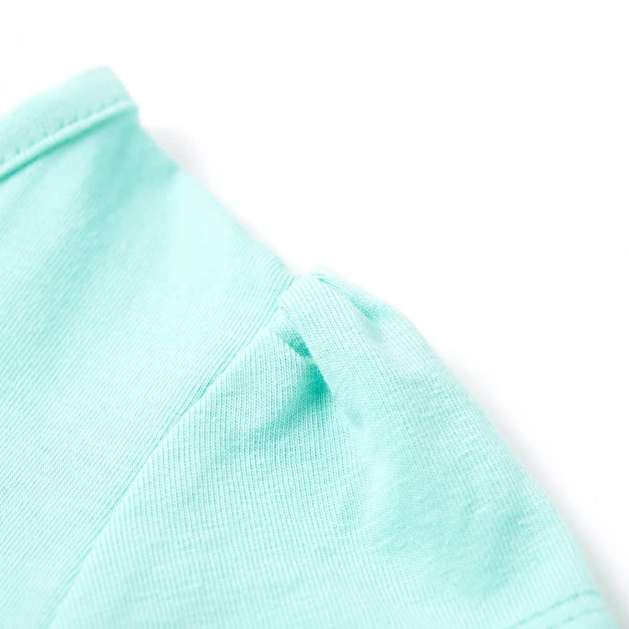 Kindershirt 128 lichtmint Mintgroen