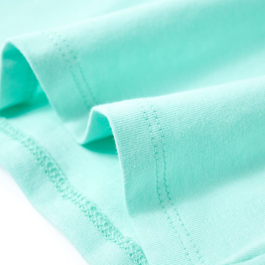 Kindershirt 128 lichtmint Mintgroen