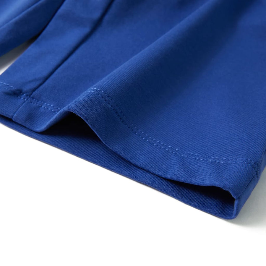 Kinderbroek met wijde pijpen 116 kobaltblauw Blauw 116