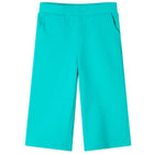 Kids' wide-leg trousers size 116 mint green
