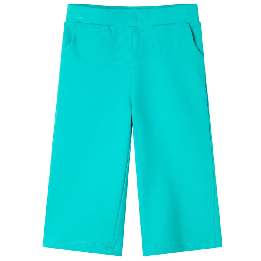 Kinderbroek met wijde pijpen 116 mintkleurig Mintgroen 116
