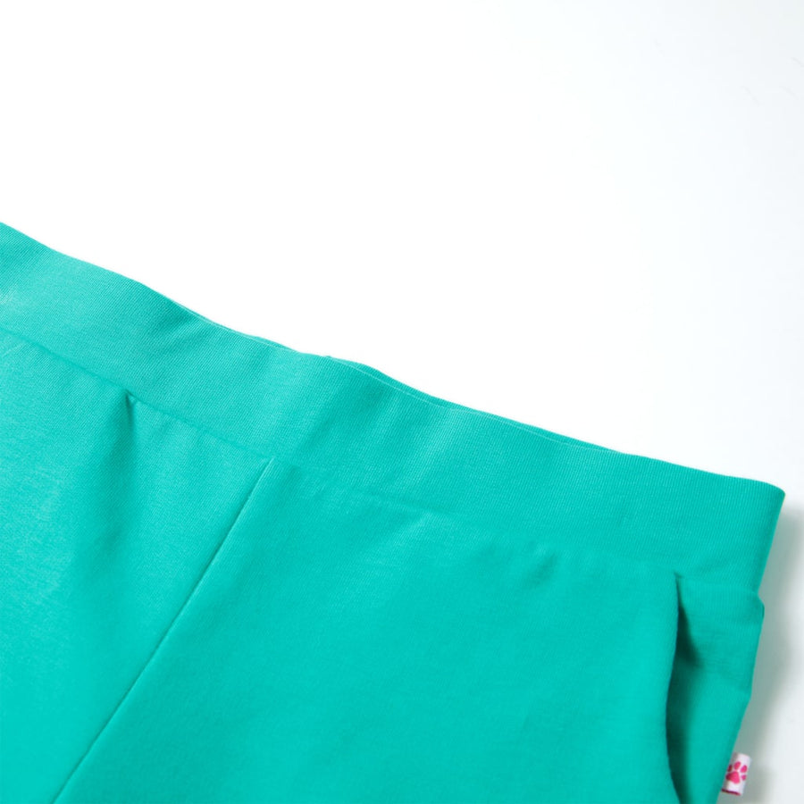 Kinderbroek met wijde pijpen 116 mintkleurig Mintgroen 116