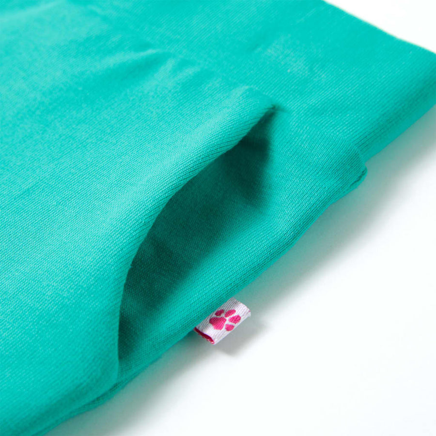 Kinderbroek met wijde pijpen 116 mintkleurig Mintgroen 116