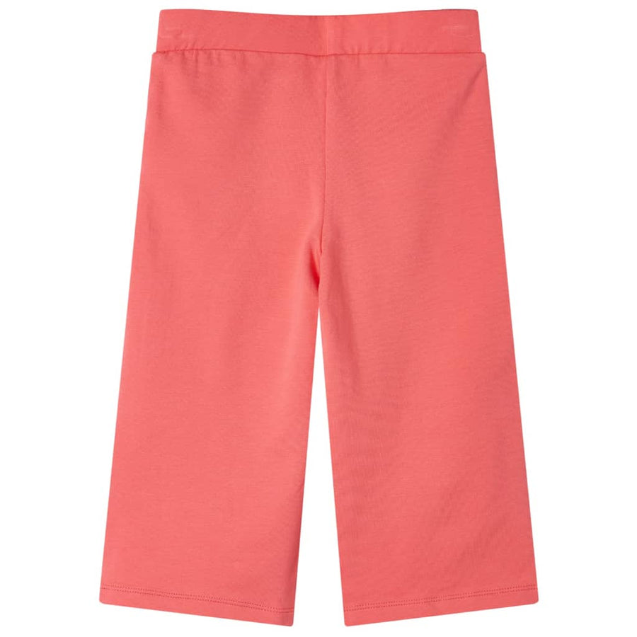 Kinderbroek met wijde pijpen 104 koraalkleurig Koraal