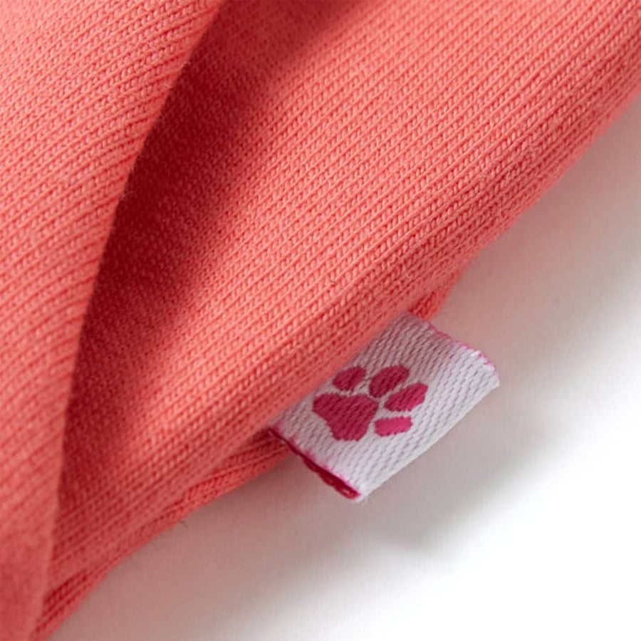 Kinderbroek met wijde pijpen 104 koraalkleurig Koraal