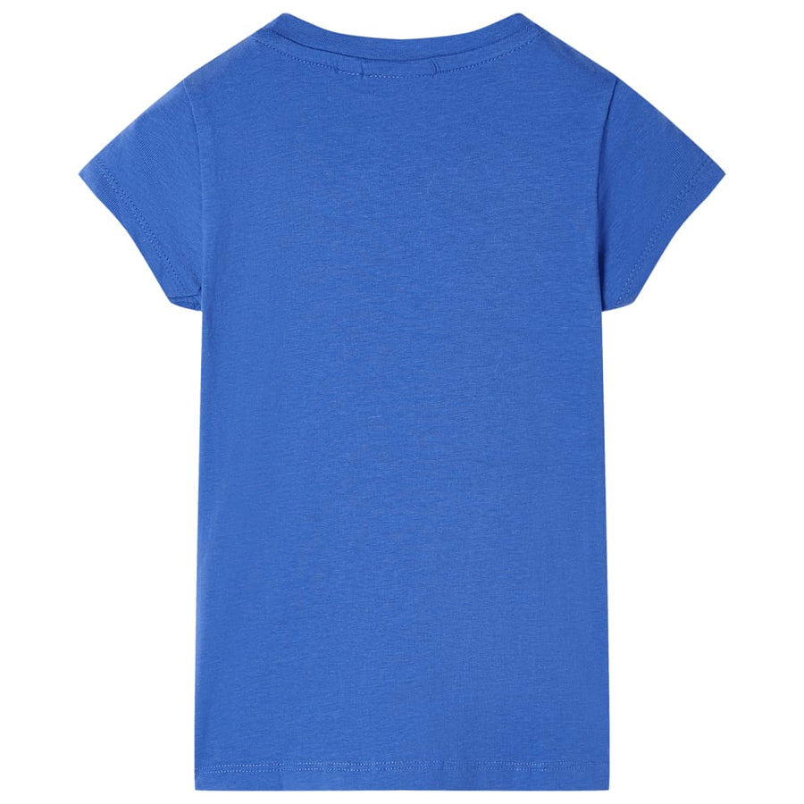 Kindershirt 104 kobaltblauw Blauw 104