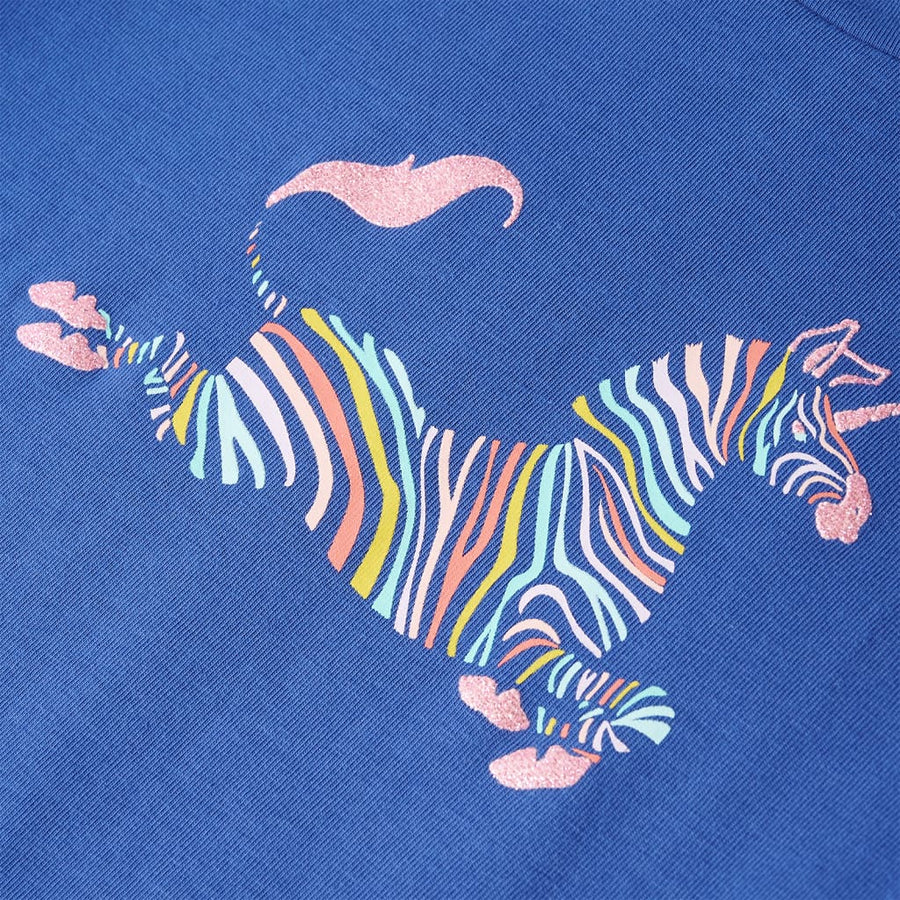 Kindershirt 104 kobaltblauw Blauw 104