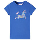 Kids' T-shirt 116 cobalt blue