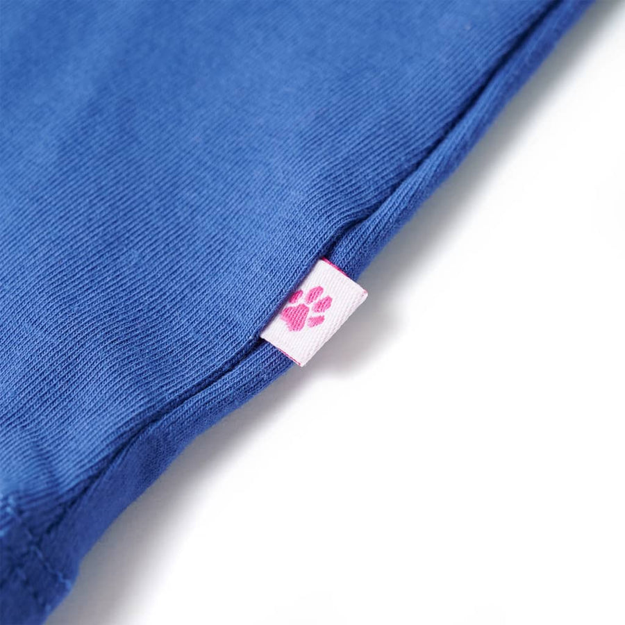 Kindershirt 116 kobaltblauw Blauw 116