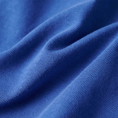 Kindershirt 116 kobaltblauw Blauw 116