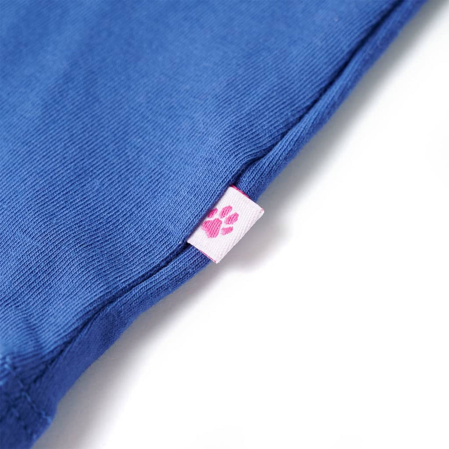 Kindershirt 128 kobaltblauw Blauw 128