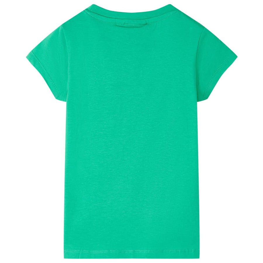 Kindershirt 128 groen Groen 128