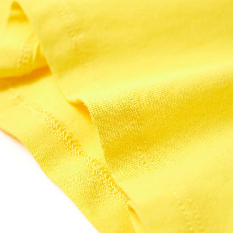 Kindershirt 116 geel Geel