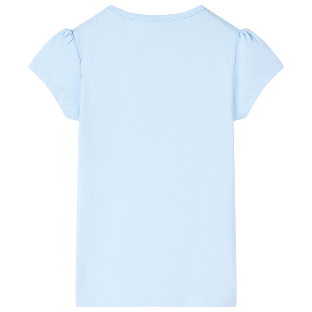 Kindershirt 116 lichtblauw Blauw 116