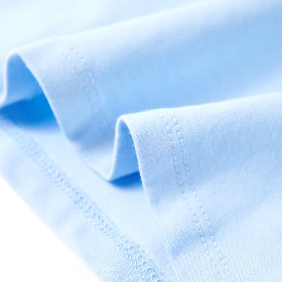 Kindershirt 128 lichtblauw Blauw 128