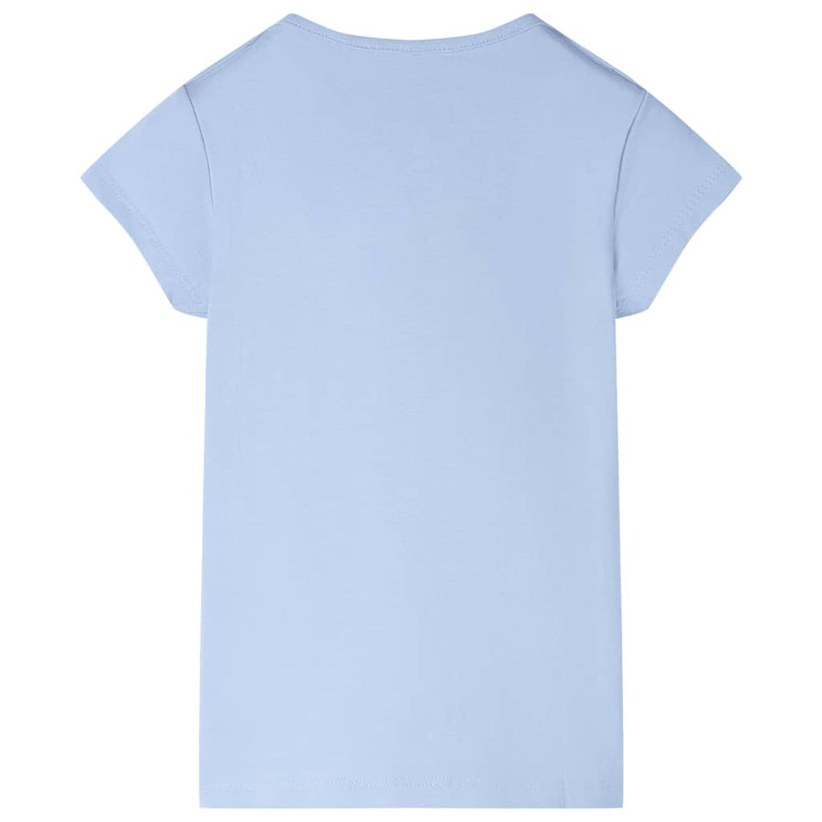 Kindershirt 92 lichtblauw Blauw