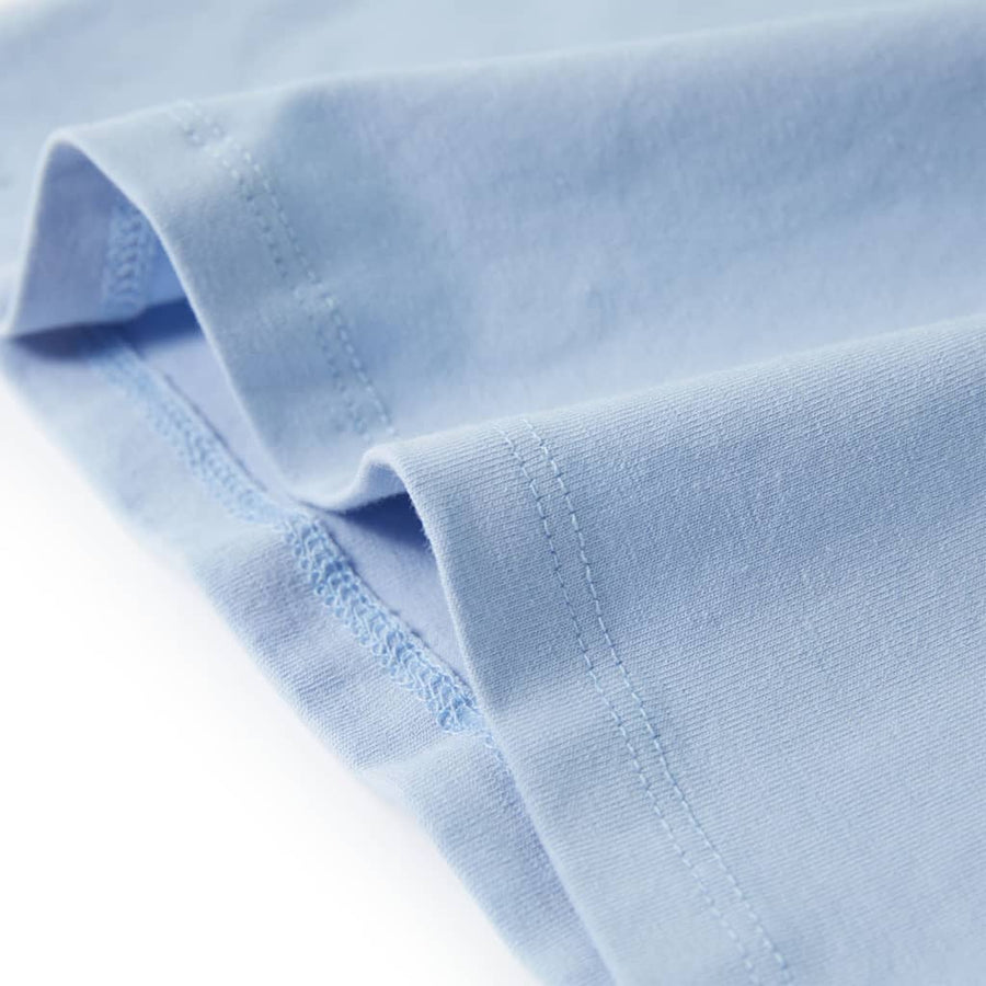Kindershirt 92 lichtblauw Blauw