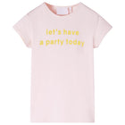 Kindershirt 140 zachtroze katoen