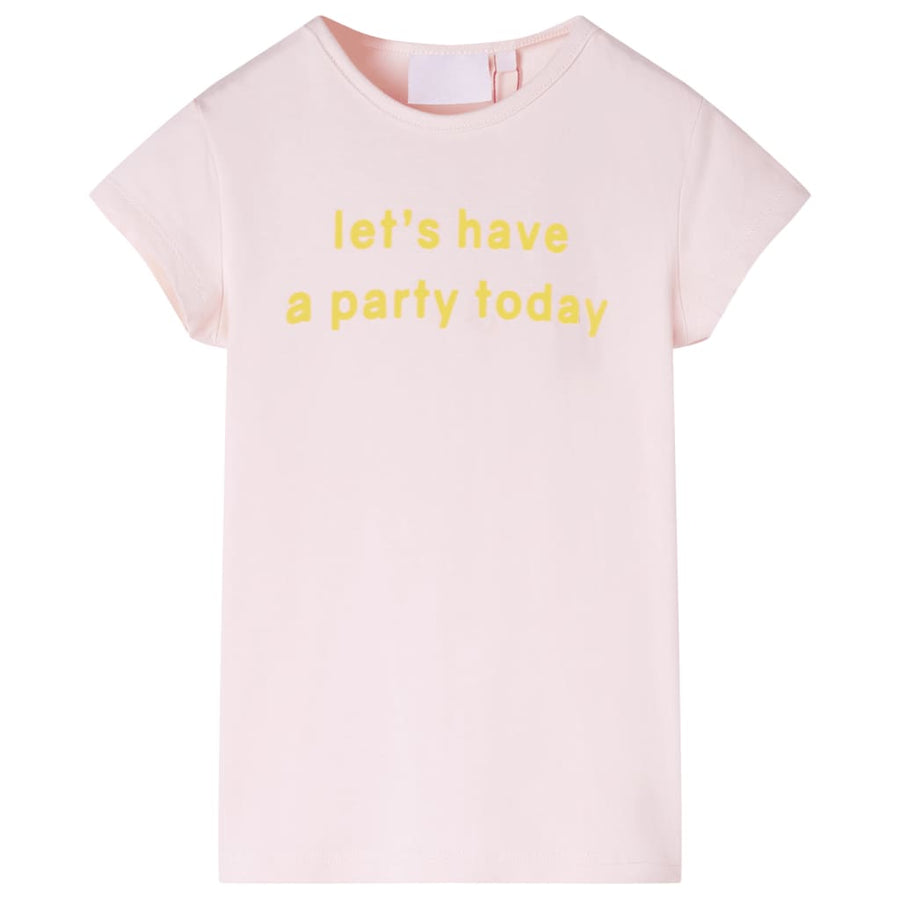 Kindershirt 140 zachtroze Roze
