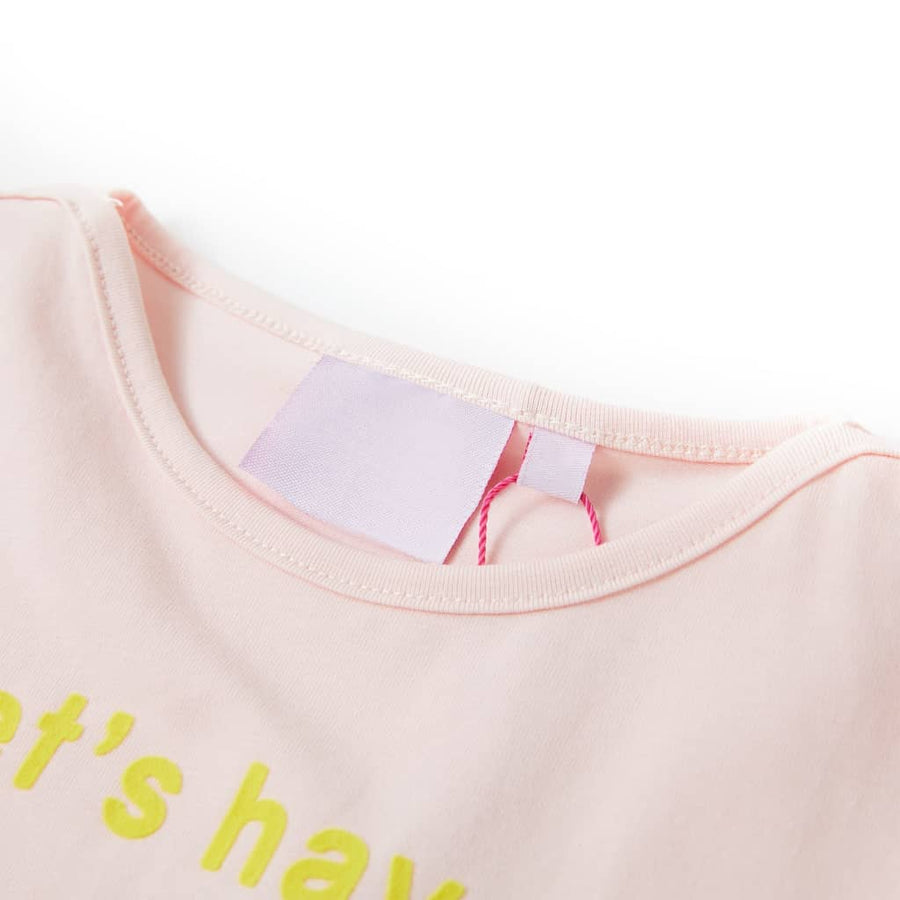Kindershirt 140 zachtroze Roze