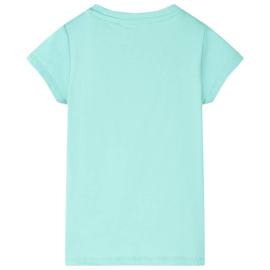 Kindershirt 128 lichtmint Mintgroen 128